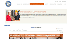 Desktop Screenshot of careers.iaei.org